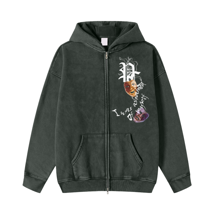 ASHAMED? - Zip-Up Hoodie